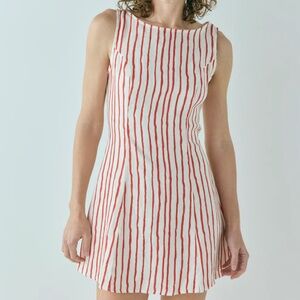 VRG grl linen mini dress
